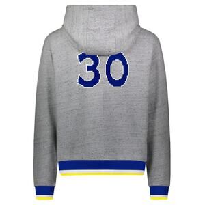 Mostly Heard Rarely Seen 8-Bit Stephen Curry #30 Warriors Bridge Number Hoodie M